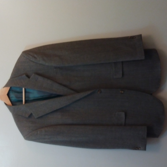 NWOT Alan Flusser Light Brown Lambswool Sport Jacket 42L - Picture 3 of 12